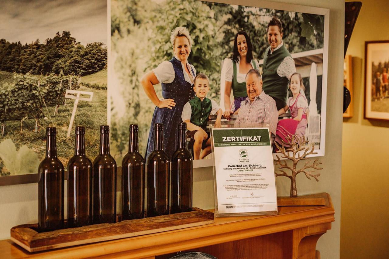 Вілла Weingut Kollerhof Am Eichberg Лойчах Екстер'єр фото